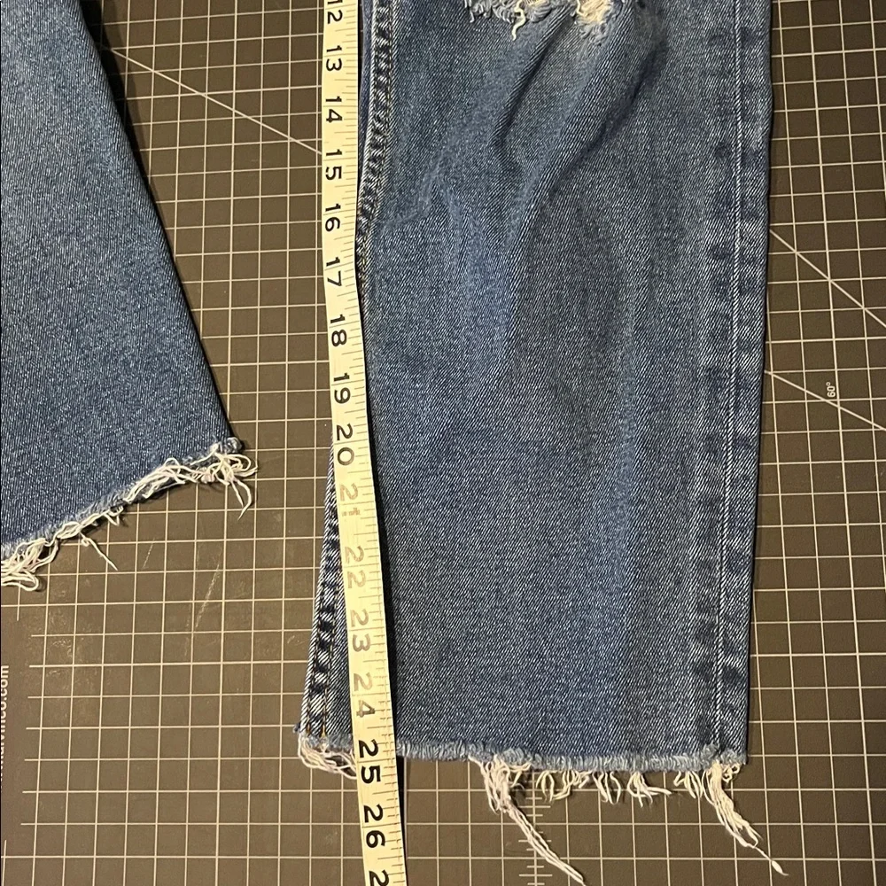 Re/Done Seventies Stove Pipe 27 Blue Straight Jeans distressed - Picture 9 of 9